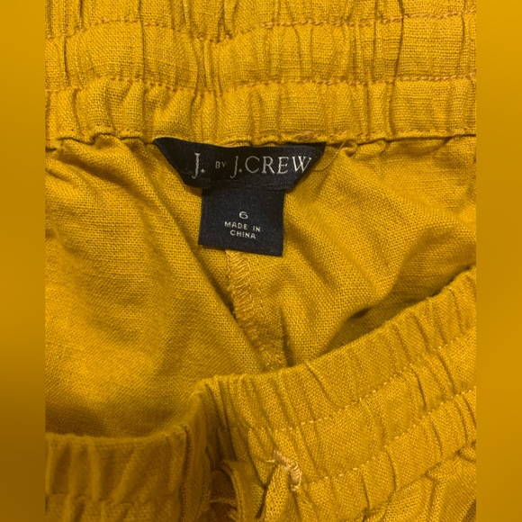 J Crew Linen Capris - Picture 2 of 3